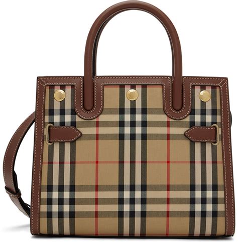 burberry mini vintage check title bag|second hand burberry bags.